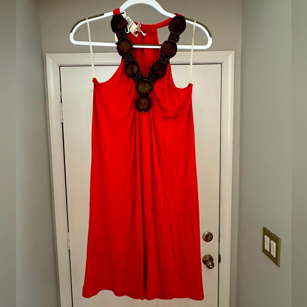 Max studio summer dress, can be used as a cover up. Never worn, tags still on.